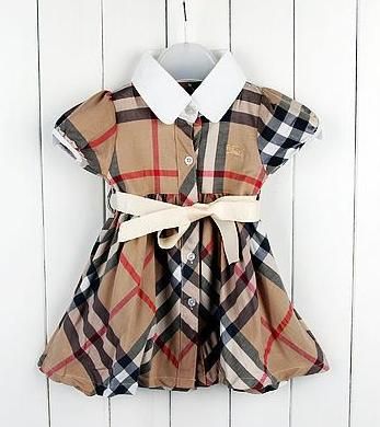 Vestido Gola Polo Burberry